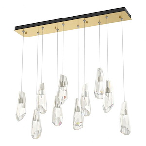 St Nicholas Hollow - 10 Light Large Pendant In Contemporary Style-11.5 Inches Tall and 8.5 Inches Wide - 1403890