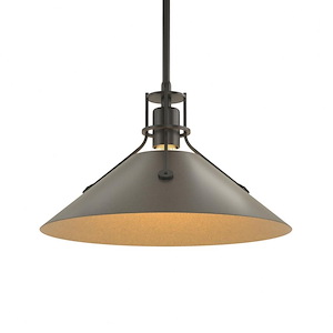 Apsley Town - 1 Light Medium Pendant In Industrial Style-8.9 Inches Tall and 14.4 Inches Wide - 1403780
