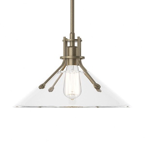 Apsley Town - 1 Light Medium Pendant In Industrial Style-8.9 Inches Tall and 14.4 Inches Wide - 1403773
