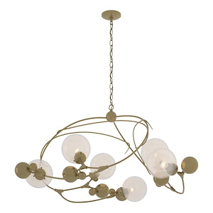 Caellepa - 6 Light Pendant In Contemporary Style-22 Inches Tall and 49.1 Inches Wide - 1403800