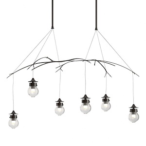 Matthews Paddock - 6 Light Pendant In Contemporary Style-27.4 Inches Tall and 22.3 Inches Wide - 1403748