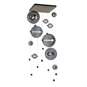 Palmers Cloisters - 420W 10 LED Pendant In Contemporary Style-60 Inches Tall and 27.2 Inches Wide - 1403775