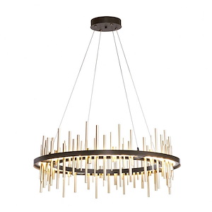 Hotch Croft - 60W 1 LED Pendant In Contemporary Style-15.5 Inches Tall and 38 Inches Wide - 1403914