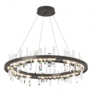 Maple Heath - 60W 1 LED Pendant In Contemporary Style-10.6 Inches Tall and 38 Inches Wide - 1403811