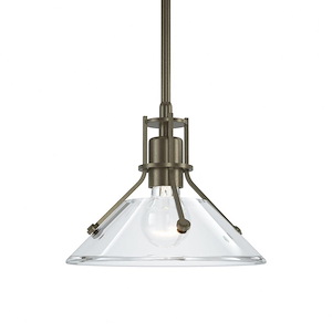 Apsley Town - 1 Light Mini Pendant In Industrial Style-7.3 Inches Tall and 9.2 Inches Wide - 1403897