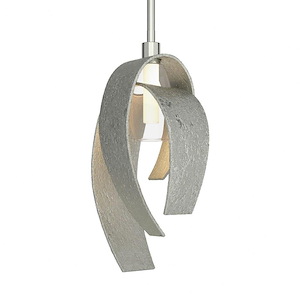 Kingfisher Willows - 1 Light Large Mini Pendant In Contemporary Style-14.5 Inches Tall and 5 Inches Wide - 1403838