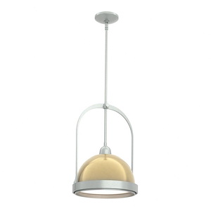 Oaktree Row - 1 Light Small Mini Pendant In Industrial Style-22.9 Inches Tall and 13.4 Inches Wide - 1403946