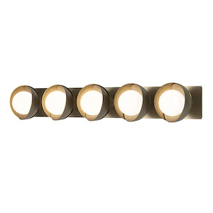 Chandos Drive - 5 Light Wall Sconce In Contemporary Style-6 Inches Tall and 38 Inches Wide - 1404062