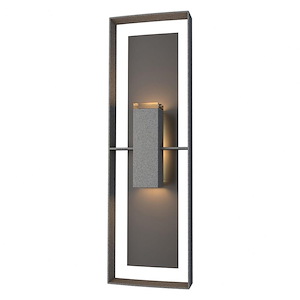 Rhodfa Bryngelli - 2 Light Outdoor Wall Sconce In Contemporary Style-34 Inches Tall and 10 Inches Wide - 1404033