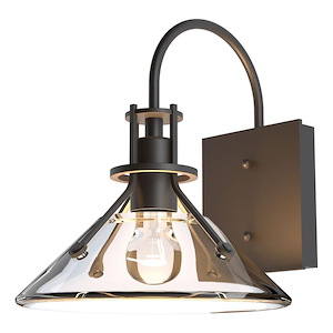 Apsley Town - 1 Light Small Outdoor Wall Sconce In Industrial Style-10.5 Inches Tall and 9.2 Inches Wide - 1404065