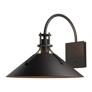 Apsley Town - 1 Light Large Outdoor Wall Sconce In Industrial Style-12.8 Inches Tall and 14.4 Inches Wide - 1405057