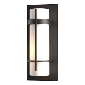 Banded - 1 Light Small Outdoor Wall Sconce-12 Inches Tall and 5 Inches Wide - 1404977