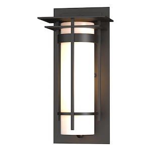 Banded - 1 Light Small Outdoor Wall Sconce-12.5 Inches Tall and 6 Inches Wide - 1405059