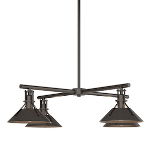 Apsley Town - 4 Light Outdoor Pendant In Industrial Style-8.2 Inches Tall and 36 Inches Wide - 1405099