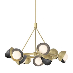 Chandos Drive - 9 Light Double Shade Ring Pendant In Contemporary Style-21.7 Inches Tall and 32 Inches Wide - 1404208
