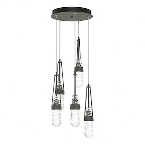 Highgate View - 5 Light Pendant In Contemporary Style-16.1 Inches Tall and 13 Inches Wide - 1404189