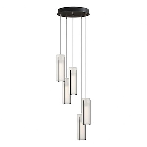 Hollies Courtyard - 5 Light Pendant-10.3 Inches Tall and 13.5 Inches Wide - 1404287