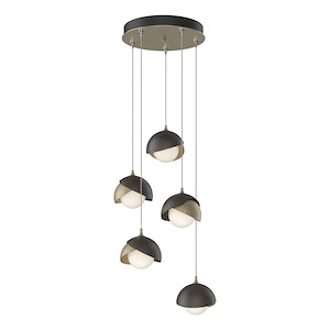 Chandos Drive - 5 Light Double Shade Pendant-6.5 Inches Tall and 16 Inches Wide - 1404237