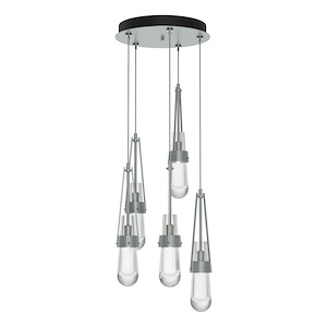 Highgate View - 5 Light Pendant In Contemporary Style-16.1 Inches Tall and 13 Inches Wide - 1404141