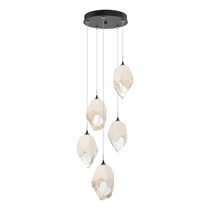 Harrington Gait - 5 Light Large Crytsal Pendant In Contemporary Style-11.6 Inches Tall and 16.1 Inches Wide - 1404220