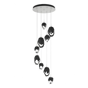 Harrington Gait - 9 Light Mixed Crystal Pendant In Contemporary Style-11.6 Inches Tall and 20.5 Inches Wide - 1404240