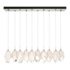Harrington Gait - 10 Light Large Crytsal Pendant In Contemporary Style-11.6 Inches Tall and 9.8 Inches Wide - 1404221