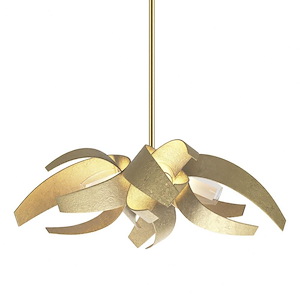 Kingfisher Willows - 4 Light Small Pendant In Contemporary Style-5.9 Inches Tall and 18.25 Inches Wide - 1404313
