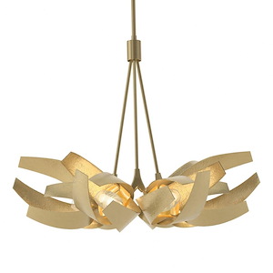 Kingfisher Willows - 6 Light Pendant In Contemporary Style-21 Inches Tall and 26.9 Inches Wide - 1404293