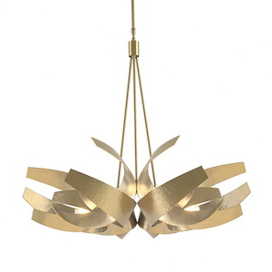 Kingfisher Willows - 6 Light Large Pendant In Contemporary Style-29.2 Inches Tall and 35.1 Inches Wide - 1404290