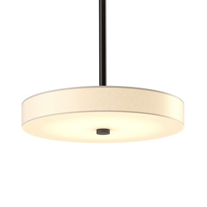 Burnham Acre - 23W 1 LED Pendant In Contemporary Style-3.8 Inches Tall and 15 Inches Wide - 1404318