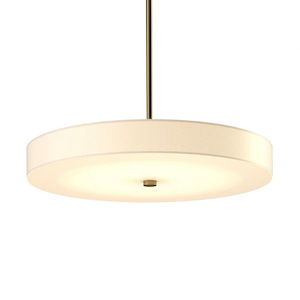 Burnham Acre - 28W 1 LED Large Pendant In Contemporary Style-4.9 Inches Tall and 23 Inches Wide - 1404342