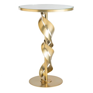 Napier Glade - Glass Top Accent Table-26.8 Inches Tall and 18.4 Inches Wide - 1404600