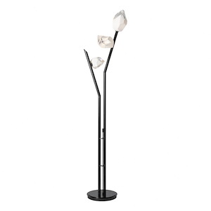 Harrington Gait - 15W 3 LED Torchiere Floor Lamp In Contemporary Style-74.4 Inches Tall and 17.1 Inches Wide - 1404643