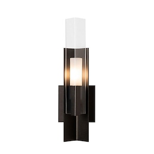 Bury Cross - 1 Light Wall Sconce-16 Inch Tall and 5 Inch Wide - 1404831