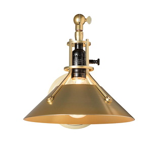 Apsley Town - 1 Light Swing Arm Metal Wall Sconce-10.5 Inch Tall and 9.2 Inch Wide - 1404903