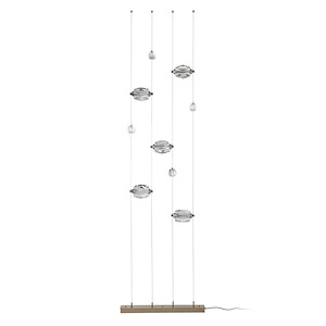 Boswell Nook - 15W 5 LED Floor to Ceiling Plug-In Lamp-30 Inch Tall and 27.5 Inch Wide - 1404898