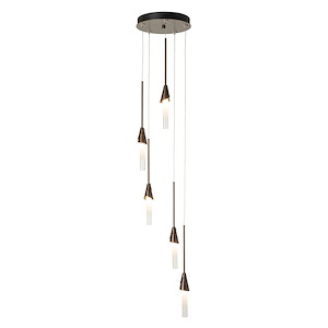 Harvey Common - 5 Light 90 OH Round Pendant-19.4 Inch Tall and 12.3 Inch Wide - 1405005