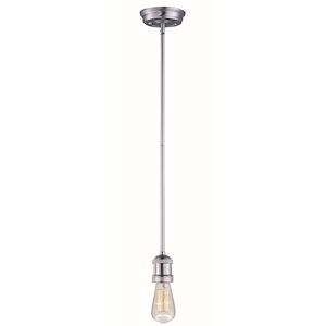 Holbrook Corner-One Light Stem Hung Pendant in Mediterranean style-5 Inches wide by 2.75 inches high - 1388688