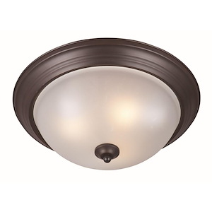 Flush Mount EE-Three Light Flush Mount in Contemporary style-15.5 Inches wide by 6 inches high - 1389932