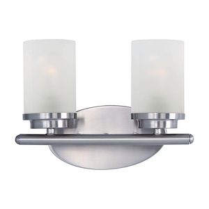 Langleybury Lane-2 Light Contemporary Bath Vanity in Contemporary style-12 Inches wide by 9 inches high - 1389906
