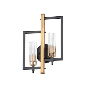 Rowley Lanes-Two Light Wall Sconce-13 Inches wide by 18 inches high - 1389752