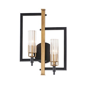 Rowley Lanes-2 Light Wall Sconce-13 Inches wide by 18 inches high - 1389625
