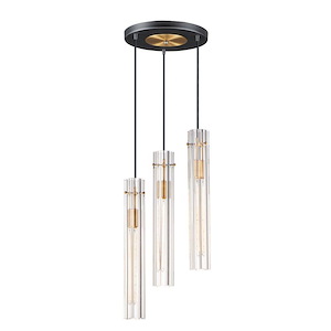 Rowley Lanes-3 Light Chandelier-12.75 Inches wide by 19.25 inches high - 1389887