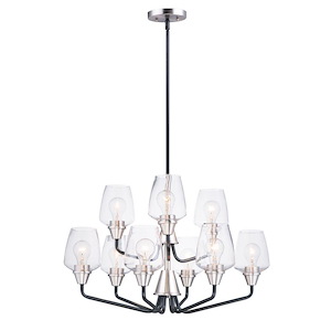 New Lodge Drive - 9 Light 2-Tier Chandelier - 1388606
