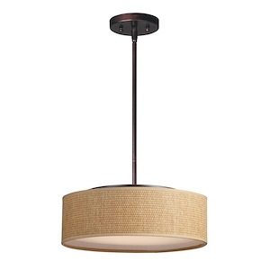 Chequers Retreat-19.5W 3 LED Pendant-16 Inches wide by 6.5 inches high - 1388622