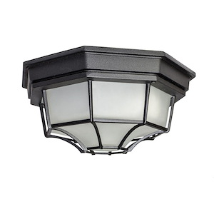 Kingsway Springs-9W 1 LED Outdoor Flush Mount-11.5 Inches wide by 4.75 inches high - 1389995