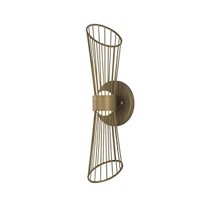 Coronation Park - 16 Inch 7W 2 LED Wall Sconce - 1388795