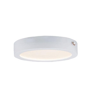 Crofton Circle - 17W 1 LED Round Flush Mount with Emergency Backup-2 Inches Tall and 7.05 Inches Wide - 1390561