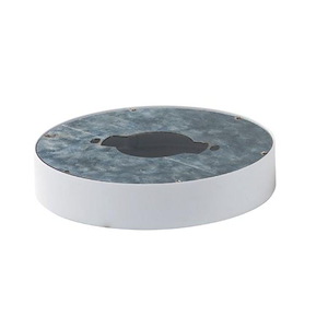 Crofton Circle - Empty EM Shell for Round Flush Mount-1.5 Inches Tall and 7 Inches Wide - 1390210