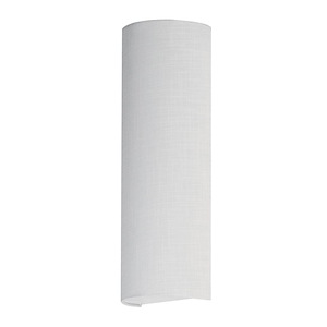 Chequers Retreat - 12W 1 LED Tall Wall Sconce In Transitional Style-18.25 Inches Tall and 6 Inches Wide - 1388792